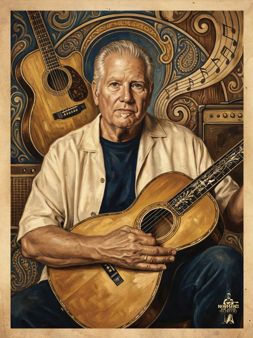 Norman's Rare Guitars Documentary Poster [Vintage Guitar King] *LIMITED EDITION* 18x24